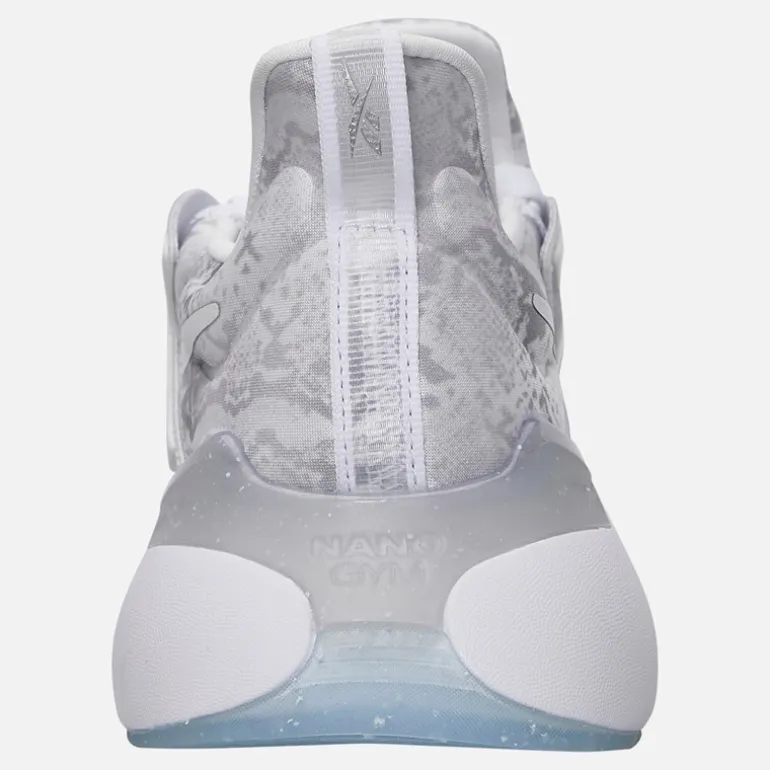 Reebok Damen Nano Fitness Trainingsschuhe Weiß/Silver Metallic/Barely Grey