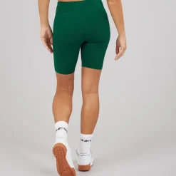Reebok Damen Reebok Identity Kleines Logo Fitted Shorts Collegiate Green