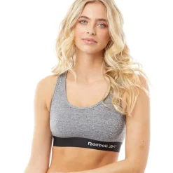 Reebok Damen Simone Performance Sports BH Graumeliert