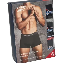 Reebok Herren Ar Cotton Trunks Boxershorts Mehrfarbig
