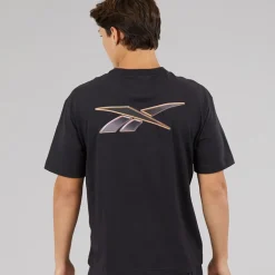 Reebok Herren Athlete Hype T Shirt Schwarz