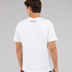 Reebok Herren Basketball T Shirt Weiss
