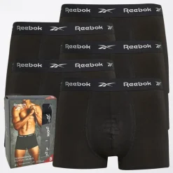 Reebok Herren Boyes Boxershorts Schwarz