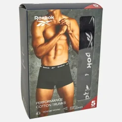 Reebok Herren Boyes Boxershorts Schwarz