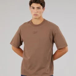 Reebok Herren Identity Gewaschenes T-Shirt Unearthed Brown