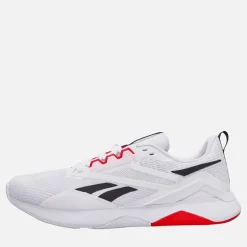 Reebok Herren Nanoflex TR 2 Trainingsschuhe Weiß/Schwarz/Energy Red