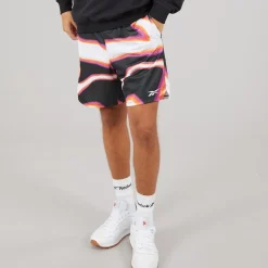 Reebok Herren Reebok Basketball Grafik 7 Zoll Transition Shorts Heat Wave
