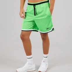 Reebok Herren Reebok Basketball 7 Zoll Transition Shorts Solar Lime