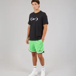 Reebok Herren Reebok Basketball 7 Zoll Transition Shorts Solar Lime