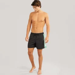 Reebok Herren Reuben Badeshorts Schwarz