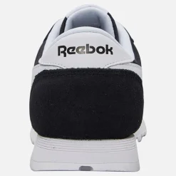 Reebok Junior Junge Klassische Nylon Turnschuhe Schwarz/Schwarz/Weiß