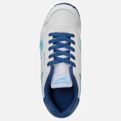 Reebok Junior Junge Royal Classic Jog 3.0 Turnschuhe Weiß/Digitalblue/Batik Blue