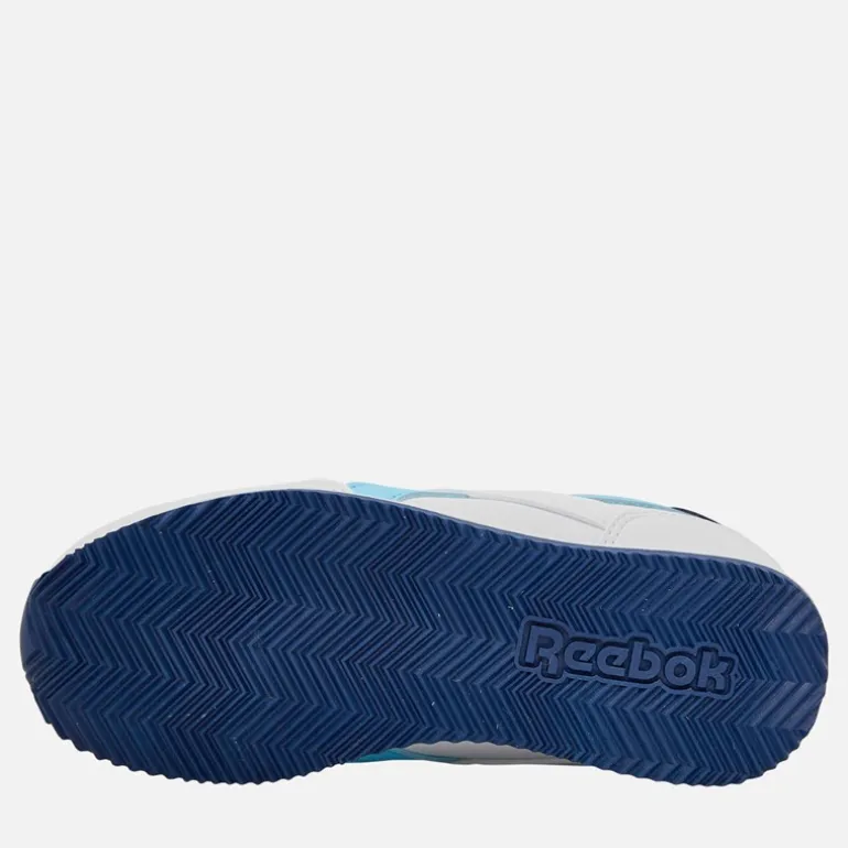 Reebok Junior Junge Royal Classic Jog 3.0 Turnschuhe Weiß/Digitalblue/Batik Blue