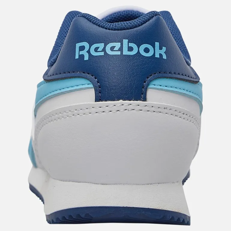 Reebok Junior Junge Royal Classic Jog 3.0 Turnschuhe Weiß/Digitalblue/Batik Blue