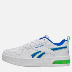 Reebok Junior Junge Royal Prime Step N Flash Trainings Weiß/Optimum Blue/Solar Lime