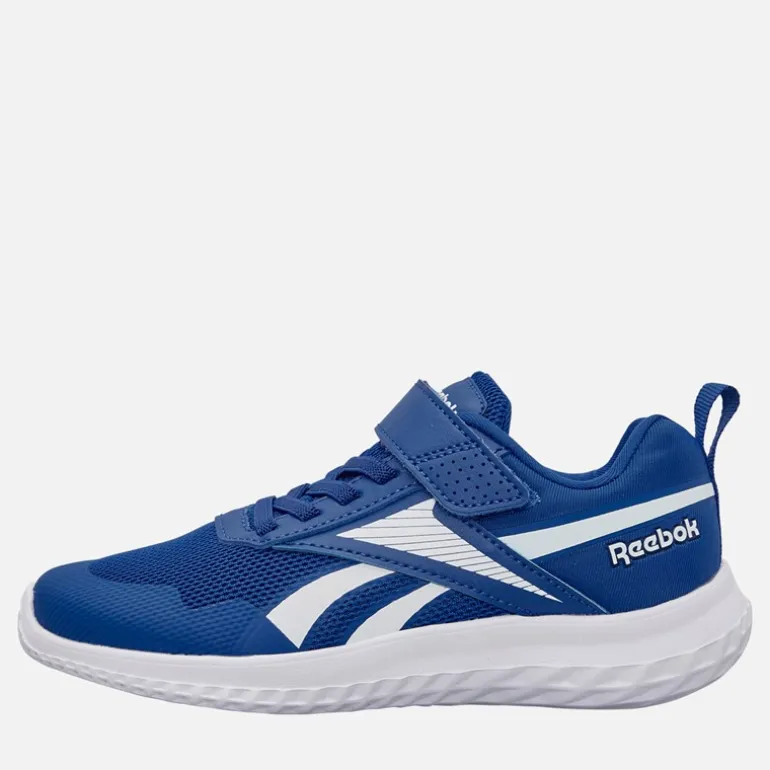 Reebok Kinder Rush Runner 5 Elastisches Schnürband und oberer Riemen Neutrale Laufschuhe Vector Blue/Vector Blue/Weiß