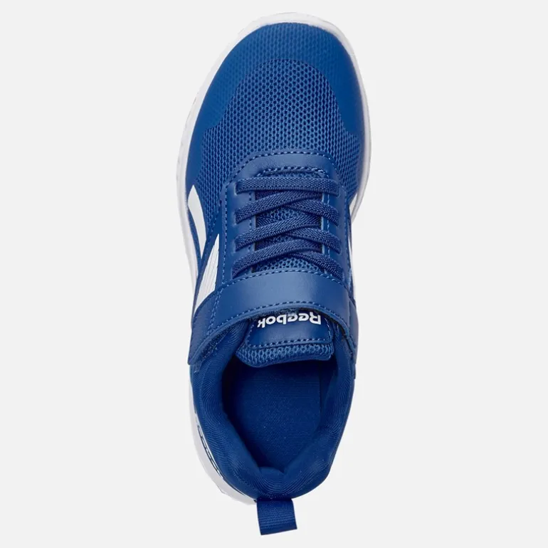 Reebok Kinder Rush Runner 5 Elastisches Schnürband und oberer Riemen Neutrale Laufschuhe Vector Blue/Vector Blue/Weiß