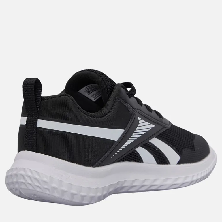 Reebok Kinder Rush Runner 5 Elastische Schnürung Neutrale Laufschuhe Schwarz/Schwarz/Weiß