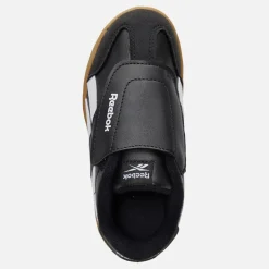 Reebok Kleinkind Smash Edge Klettverschluss Turnschuhe Schwarz/Weiß/Gum