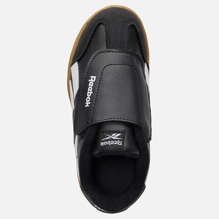 Reebok Kleinkind Smash Edge Klettverschluss Turnschuhe Schwarz/Weiß/Gum