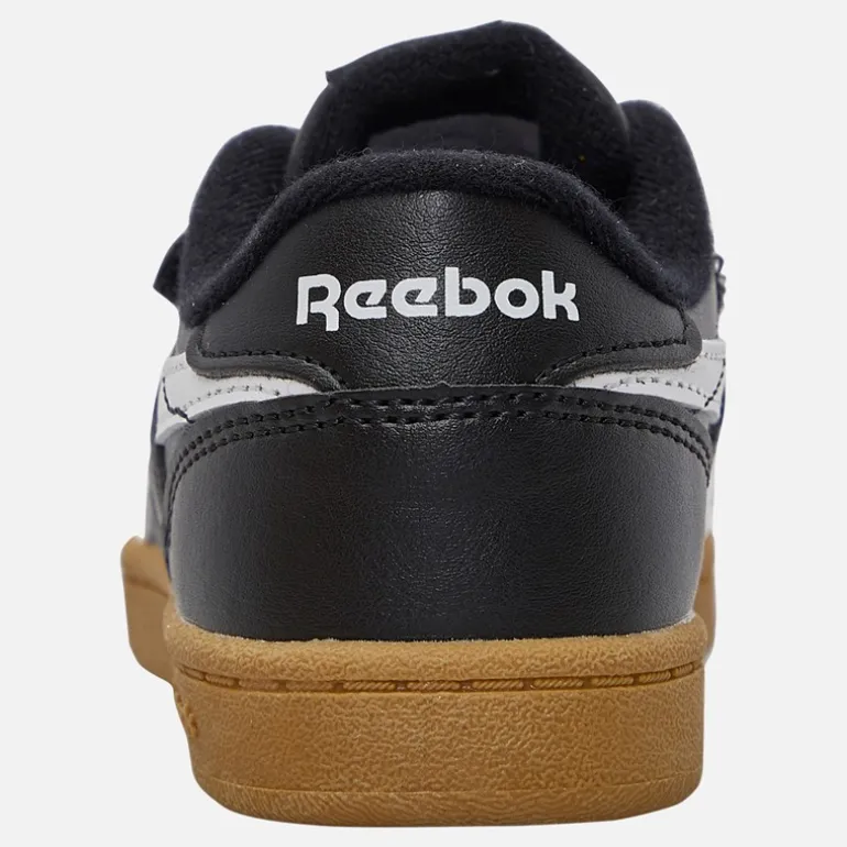 Reebok Kleinkind Smash Edge Klettverschluss Turnschuhe Schwarz/Weiß/Gum