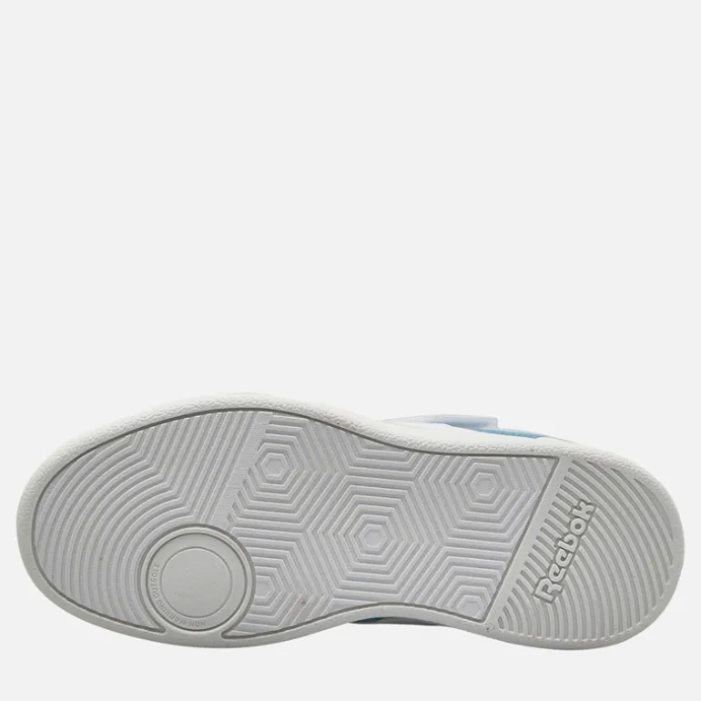 Reebok Mädchen Court Advance Turnschuhe Weiß/Y2K Blue/Bleached Yellow