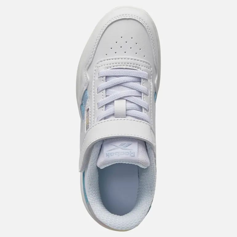 Reebok Mädchen Court Advance Turnschuhe Weiß/Y2K Blue/Bleached Yellow