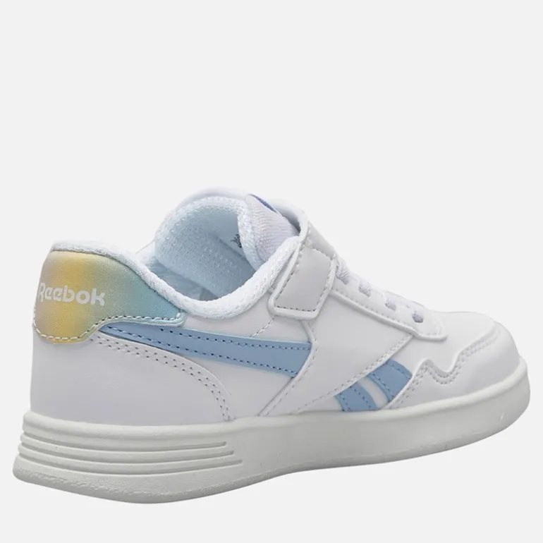 Reebok Mädchen Court Advance Turnschuhe Weiß/Y2K Blue/Bleached Yellow