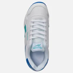 Reebok Mädchen Royal Classic Jog 3.0 Sneaker Weiß/Aqua/Optimum Blue