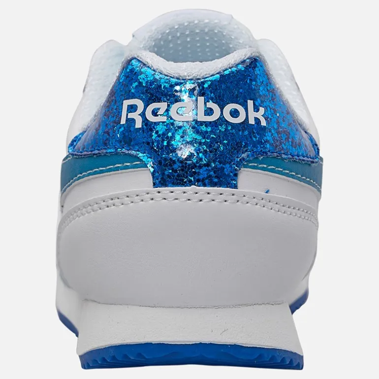 Reebok Mädchen Royal Classic Jog 3.0 Sneaker Weiß/Aqua/Optimum Blue