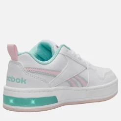 Reebok Mädchen Royal Prime Step N Flash Turnschuhe Weiß/Frosted Berry/Glitch Aqua