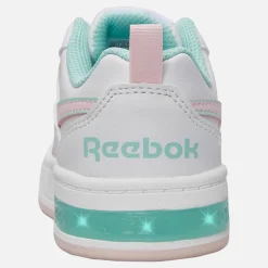 Reebok Mädchen Royal Prime Step N Flash Turnschuhe Weiß/Frosted Berry/Glitch Aqua