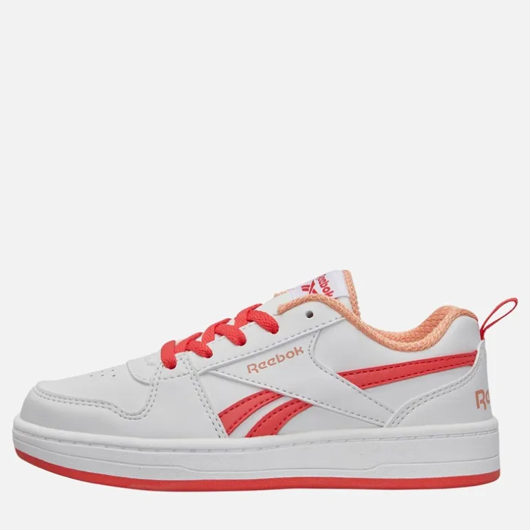 Reebok Mädchen Royal Prime 2.0 Turnschuhe Weiß/Sunset Coral/Sunkissed Orange