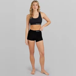 Reebok Sport BH Top Damen Steffi Schwarz