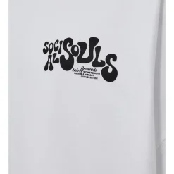 Resteröds Herren Tas Brust Druck T Shirt Weiß