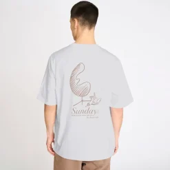 Resteröds Herren Tas Print T Shirt Weiß