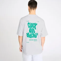 Resteröds Herren Tas Print T Shirt Weiß