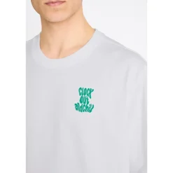 Resteröds Herren Tas Print T Shirt Weiß