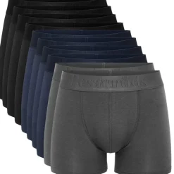 Resteröds Herren Zehnerpack Boxershorts Mehrfarbig
