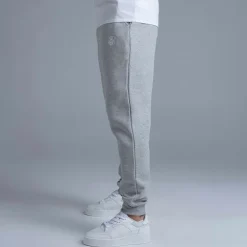 SikSilk Herren Essentials Jogginghose Grey Marl