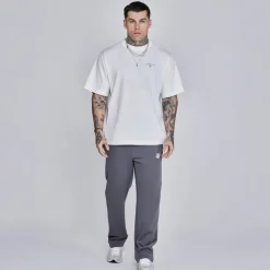 SikSilk Herren Essentials Poly Trainingshose Dark Grey