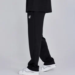 SikSilk Herren Essentials Poly Trainingshose Schwarz