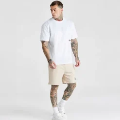 SikSilk Herren Essentials Shorts Ecru