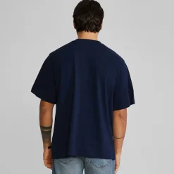 SikSilk Herren Oversized T-Shirt Navy