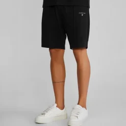 SikSilk Herren Poloshirt und Shorts Set Schwarz