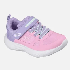 SKECHERS BabyMädchen Dyna Lite Tracing Tracks Sneaker Rosa