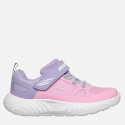 SKECHERS BabyMädchen Dyna Lite Tracing Tracks Sneaker Rosa