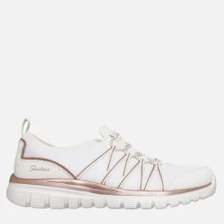 SKECHERS Damen Anmutige Sneaker Weiß