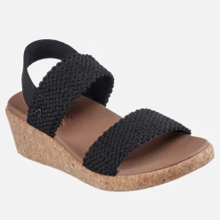 SKECHERS Damen Beverlee Arch Fit Sandalen Schwarz