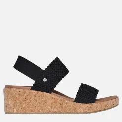 SKECHERS Damen Beverlee Arch Fit Sandalen Schwarz